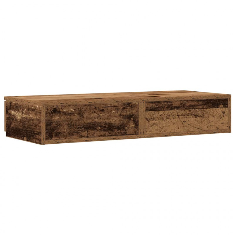 Szuflady do łóżka z szufladą Stare drewno 80 x 36,5 x 16,5 cm