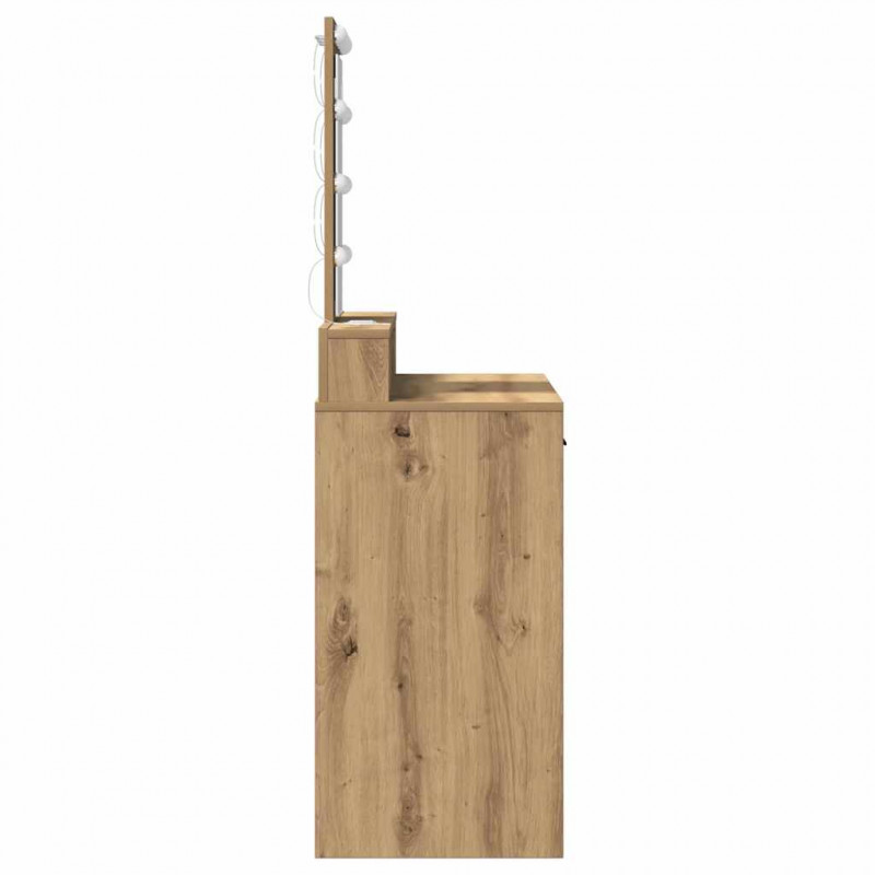 Toaletka Brązowy 100 x 41 x 140 cm Materiał drewnopochodny