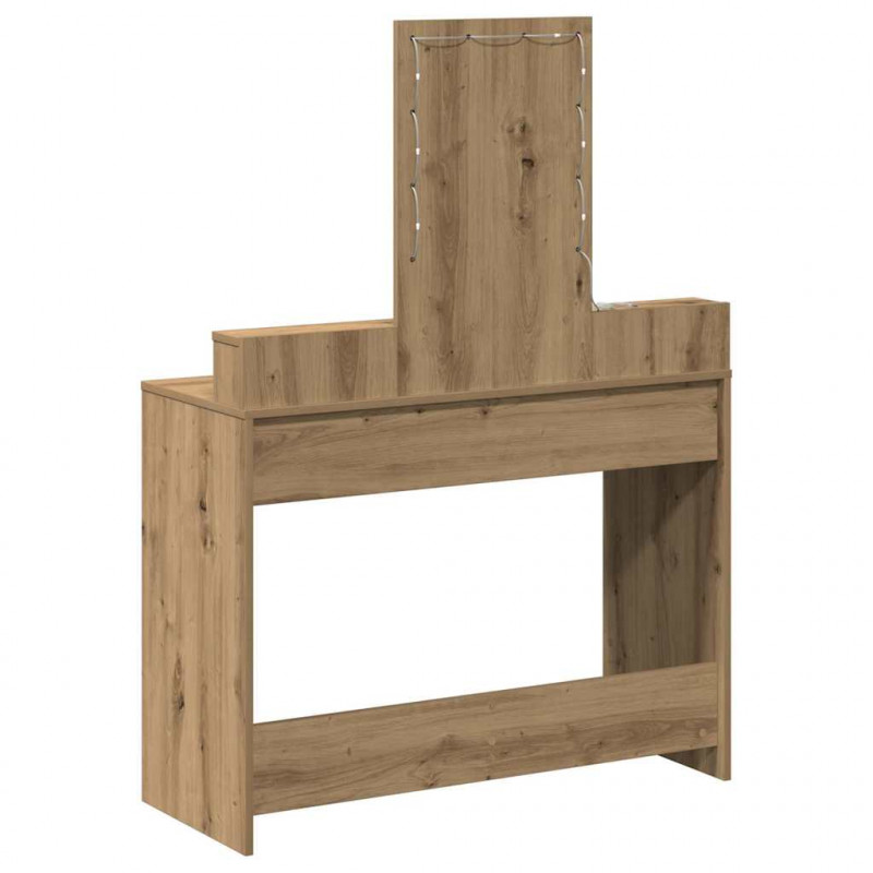 Toaletka Brązowy 100 x 41 x 140 cm Materiał drewnopochodny