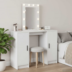Toaletka Biały 102 x 33 x 135 cm Materiał drewnopochodny