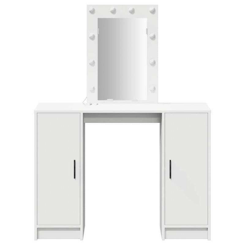 Toaletka Biały 102 x 33 x 135 cm Materiał drewnopochodny