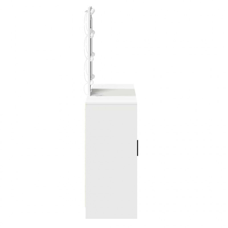 Toaletka Biały 102 x 33 x 135 cm Materiał drewnopochodny