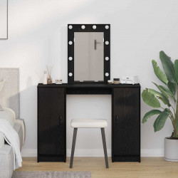 Toaletka Czarny 102 x 33 x 135 cm Materiał drewnopochodny