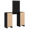 Toaletka Czarny 102 x 33 x 135 cm Materiał drewnopochodny