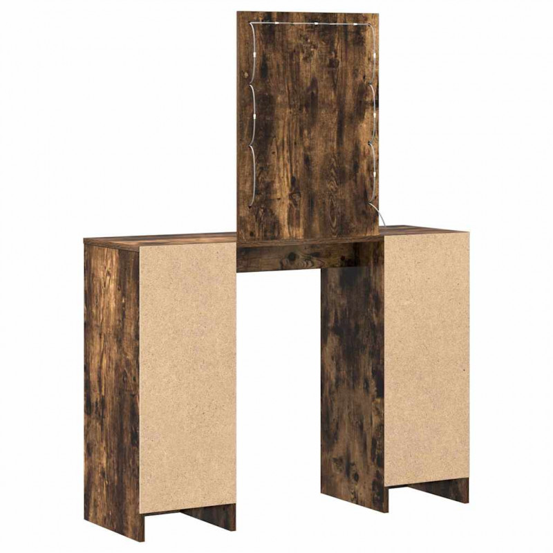 Toaletka Brązowy 102 x 33 x 135 cm Materiał drewnopochodny