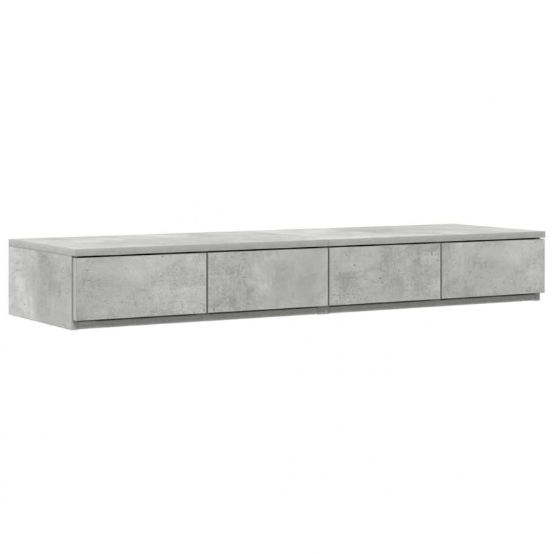 Szuflady do łóżka Betonowy szary 120 x 36,5 x 16,5 cm