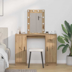 Toaletka Brązowy 102 x 33 x 135 cm Materiał drewnopochodny