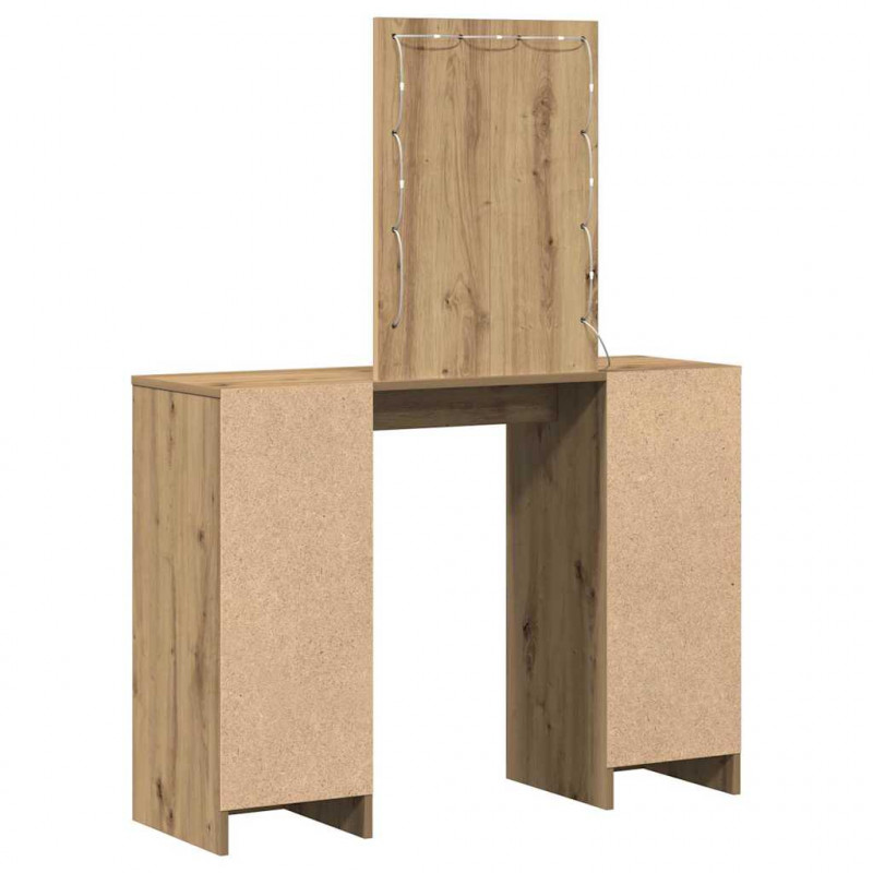 Toaletka Brązowy 102 x 33 x 135 cm Materiał drewnopochodny