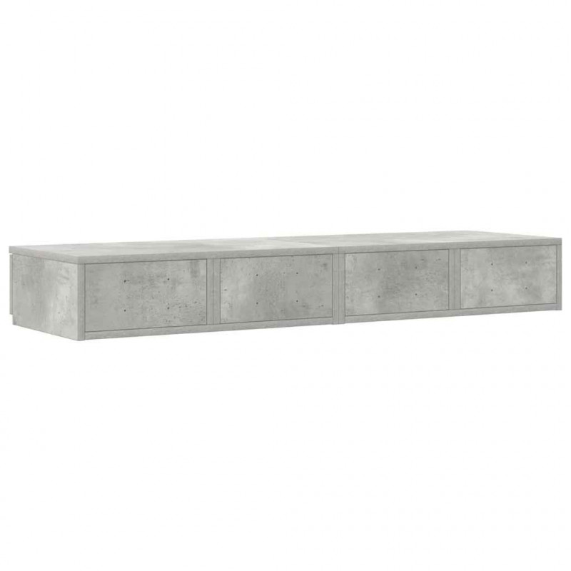 Szuflady do łóżka Betonowy szary 120 x 36,5 x 16,5 cm