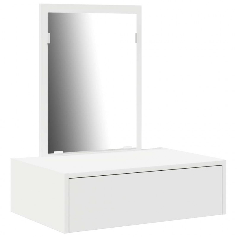 Toaletka Biały 60 x 40 x 70 cm Materiał drewnopochodny