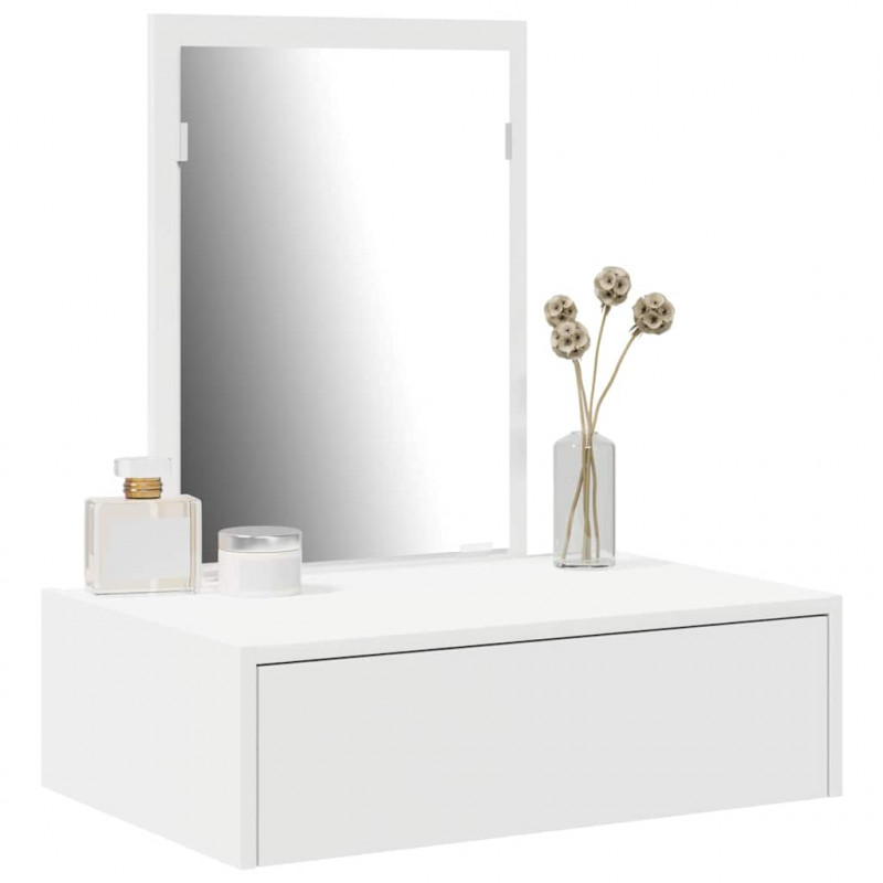 Toaletka Biały 60 x 40 x 70 cm Materiał drewnopochodny