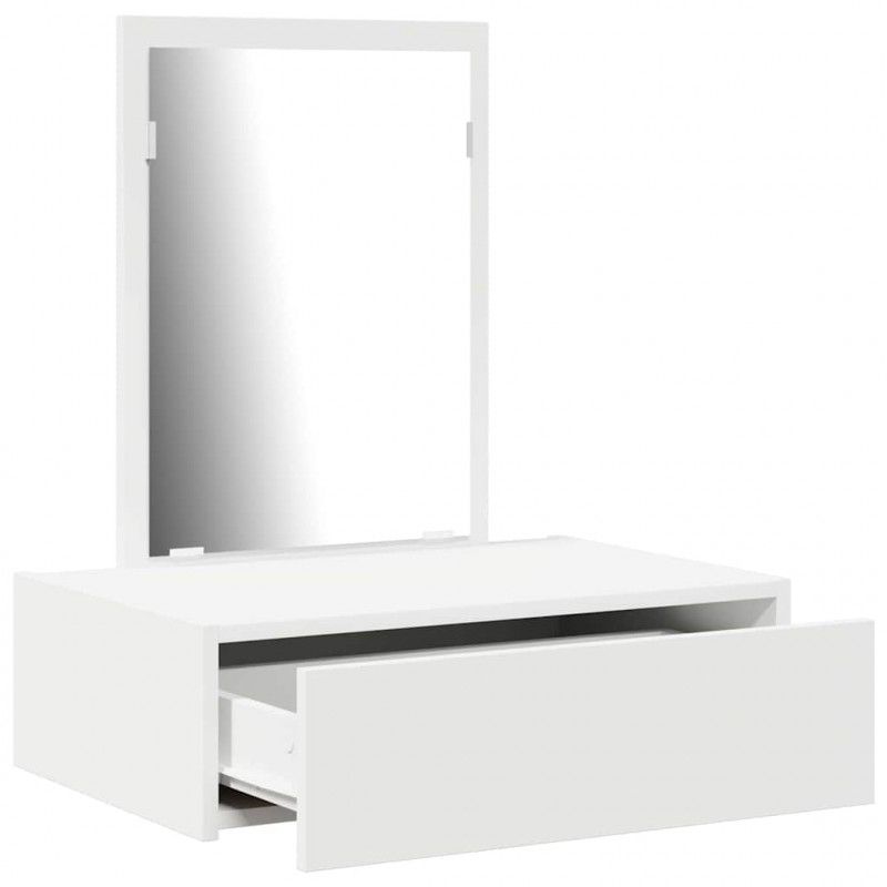 Toaletka Biały 60 x 40 x 70 cm Materiał drewnopochodny