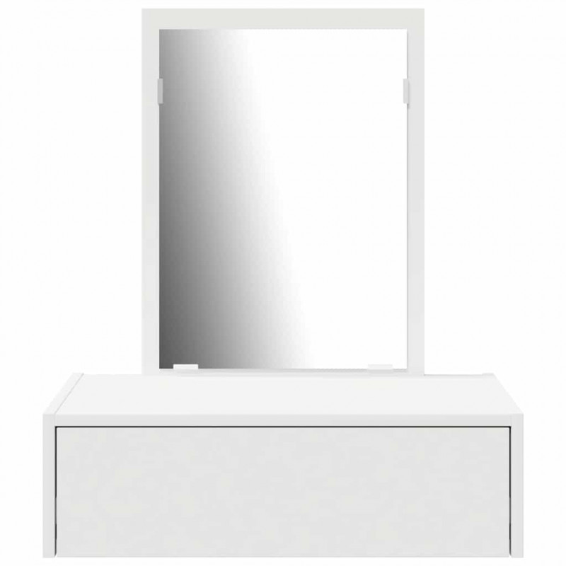 Toaletka Biały 60 x 40 x 70 cm Materiał drewnopochodny