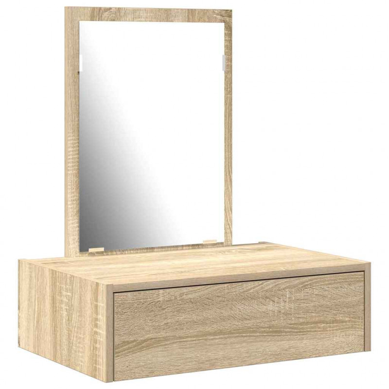 Toaletka Brązowy 60 x 40 x 70 cm Materiał drewnopochodny