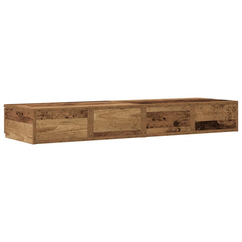 Szuflady do łóżka z szufladą Stare drewno 120 x 36,5 x 16,5 cm