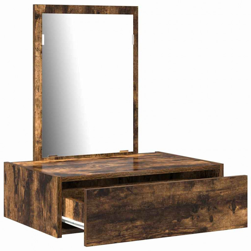 Toaletka Brązowy 60 x 40 x 70 cm Materiał drewnopochodny