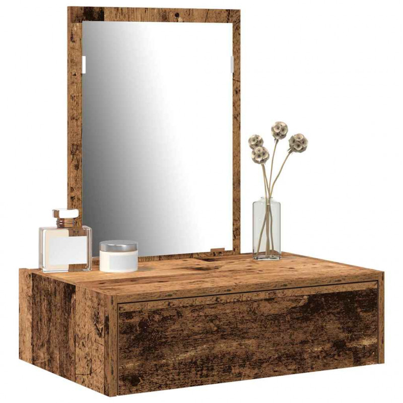 Toaletka Brązowy 60 x 40 x 70 cm Materiał drewnopochodny