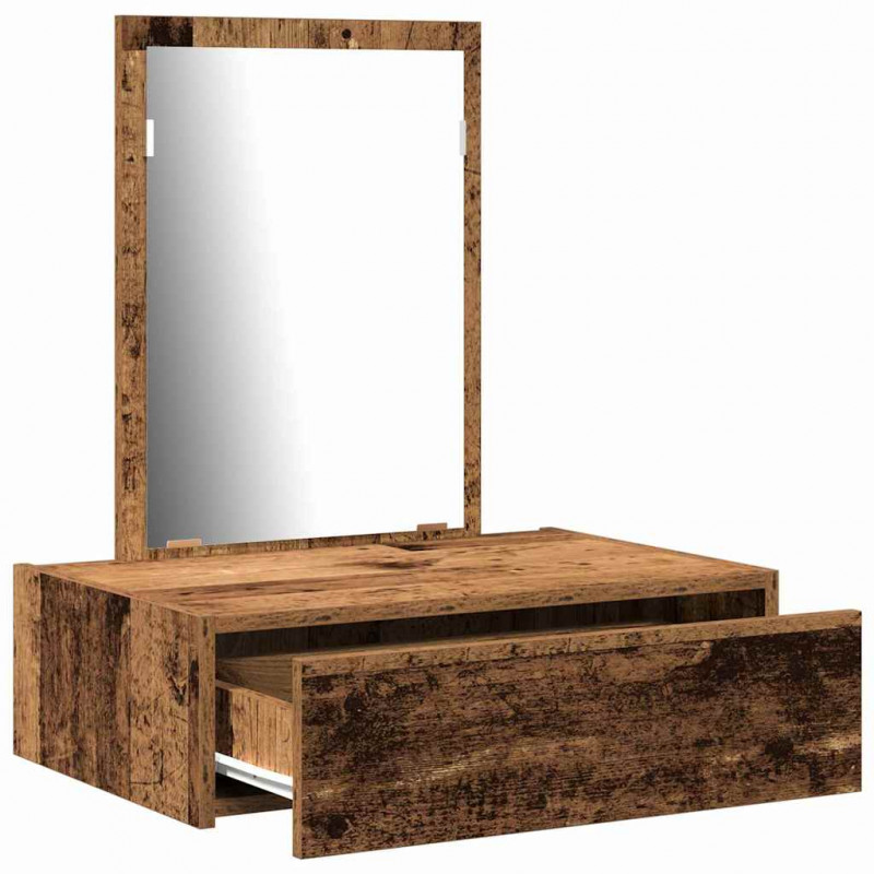 Toaletka Brązowy 60 x 40 x 70 cm Materiał drewnopochodny
