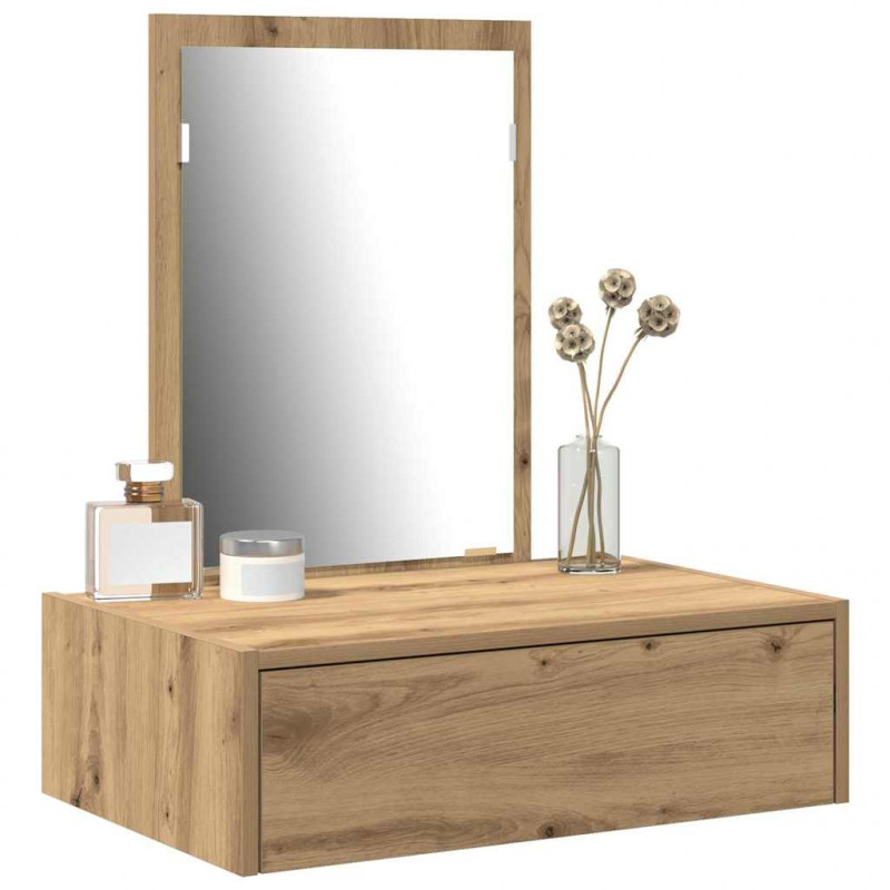 Toaletka Brązowy 60 x 40 x 70 cm Materiał drewnopochodny