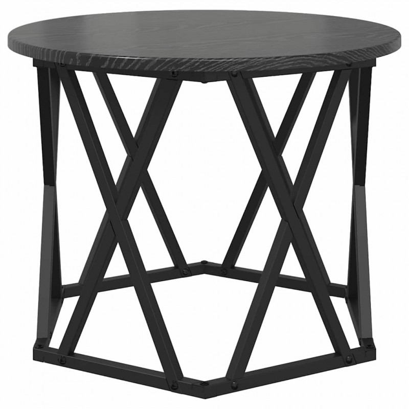 Stolik boczny do nestingu 3 pcs Czarny Dąb