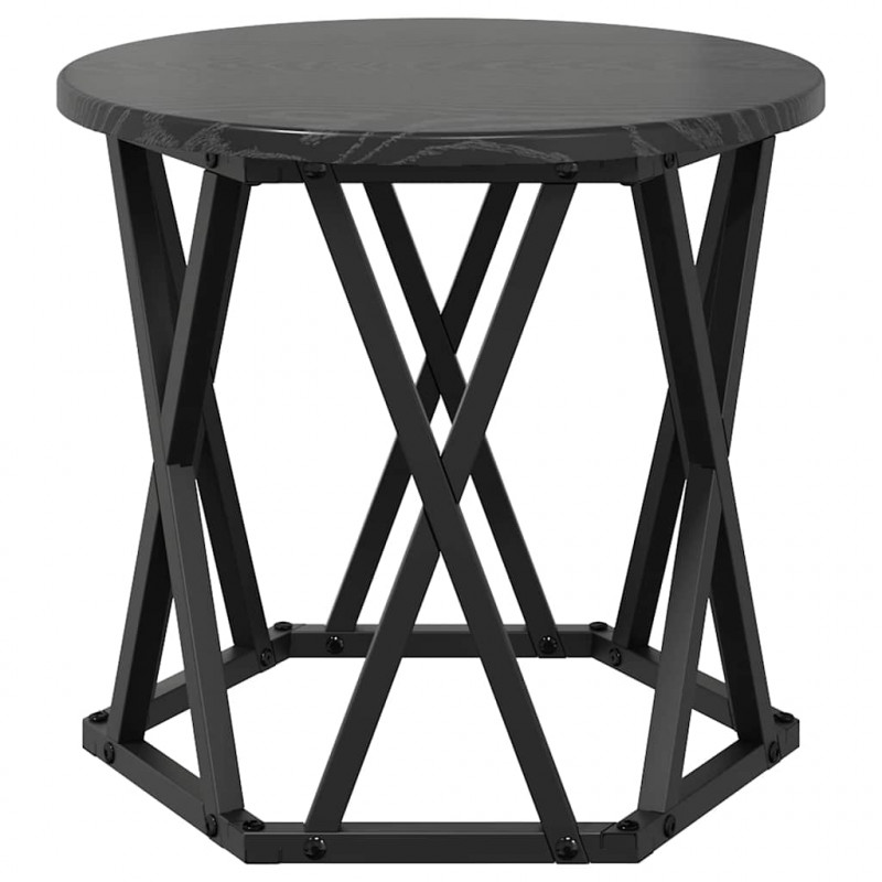 Stolik boczny do nestingu 3 pcs Czarny Dąb