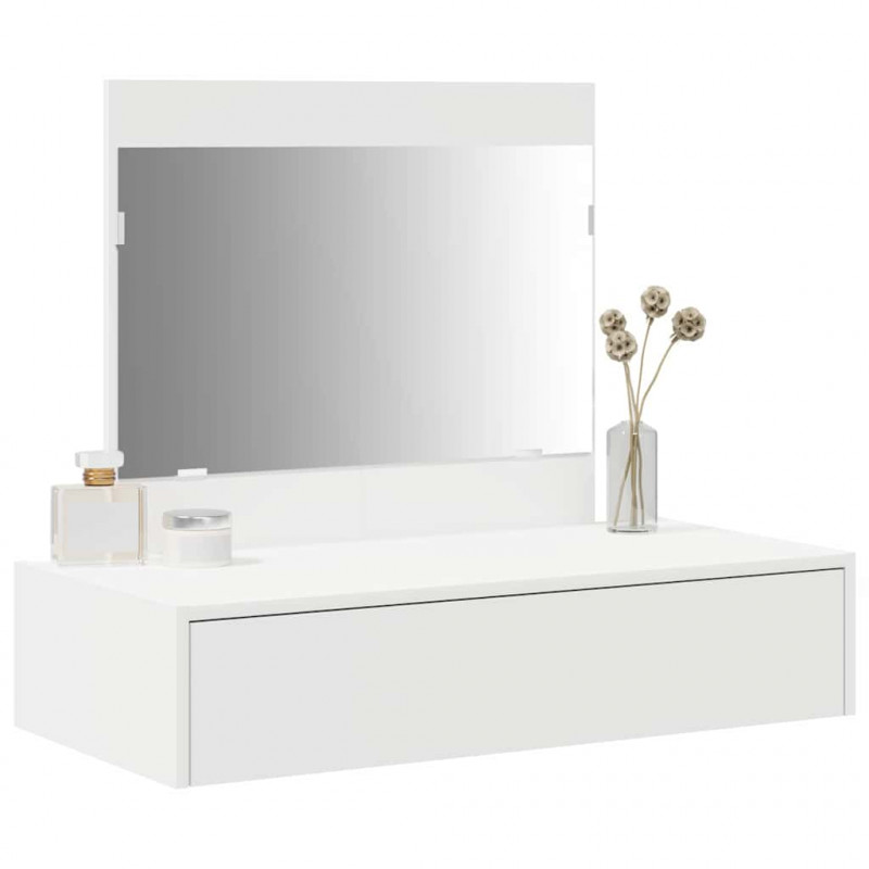Toaletka Biały 83 x 40 x 70 cm Materiał drewnopochodny