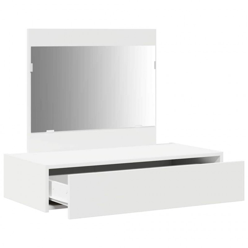 Toaletka Biały 83 x 40 x 70 cm Materiał drewnopochodny