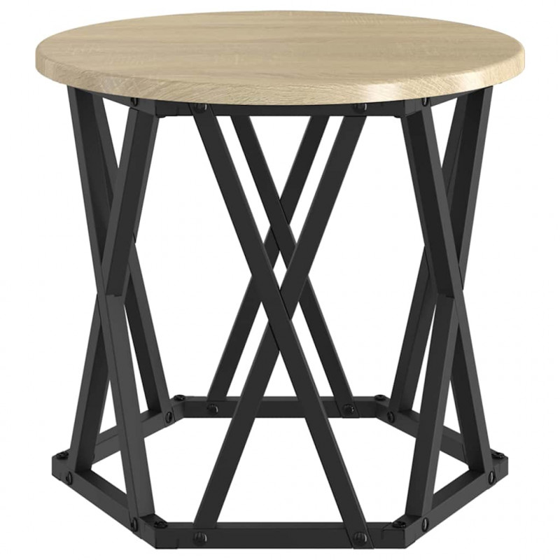 Stolik boczny do nestingu 3 pcs Dąb Sonoma