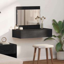 Toaletka Czarny 83 x 40 x 70 cm Materiał drewnopochodny