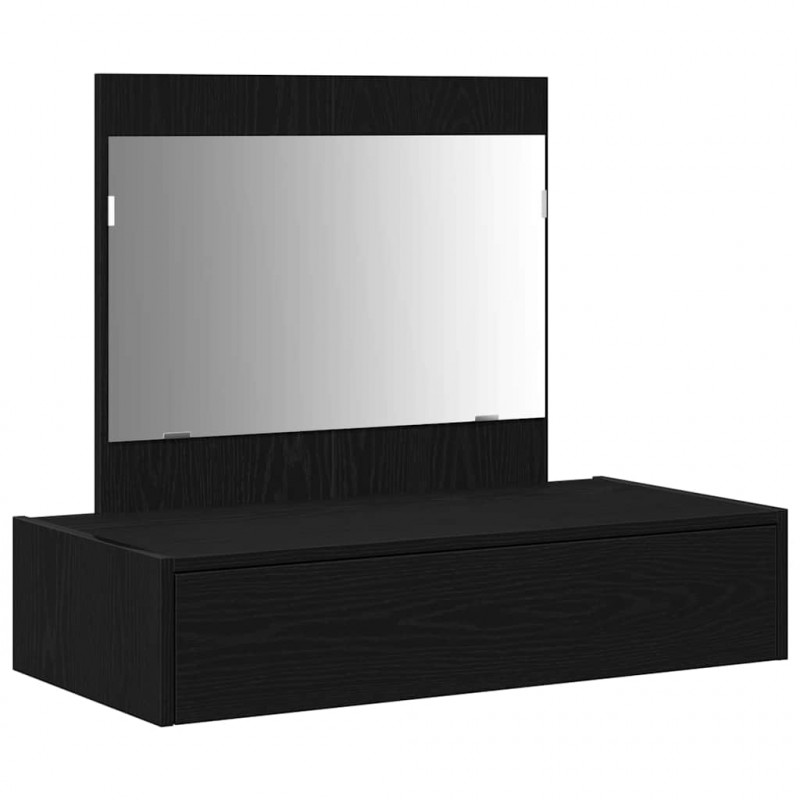Toaletka Czarny 83 x 40 x 70 cm Materiał drewnopochodny
