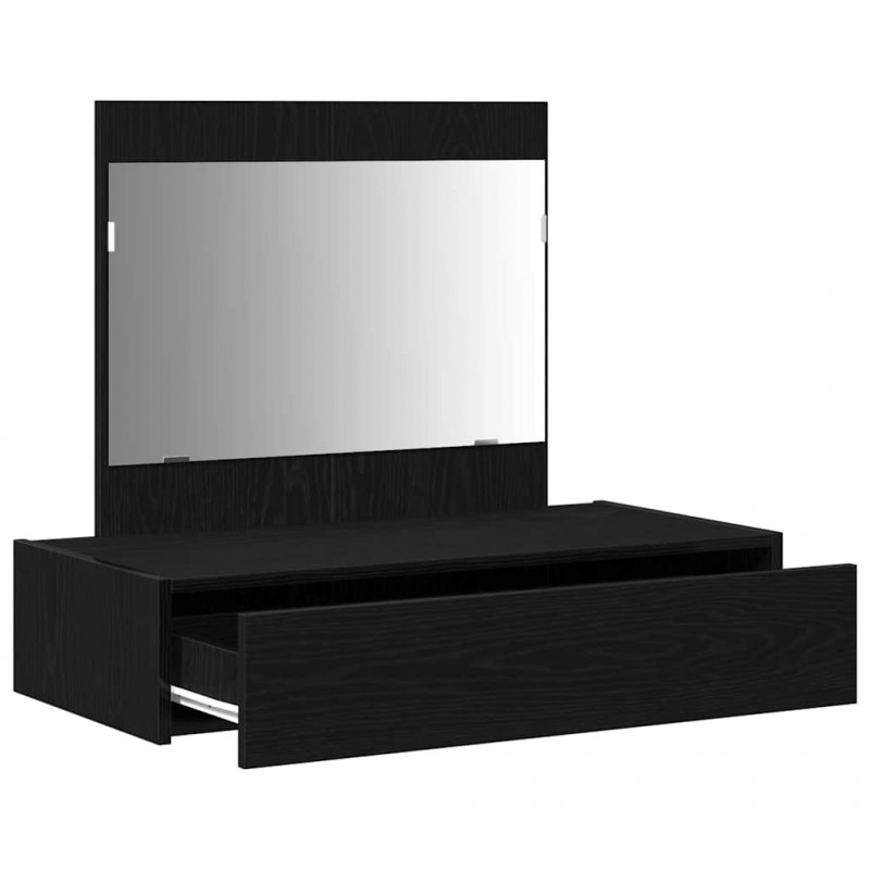 Toaletka Czarny 83 x 40 x 70 cm Materiał drewnopochodny