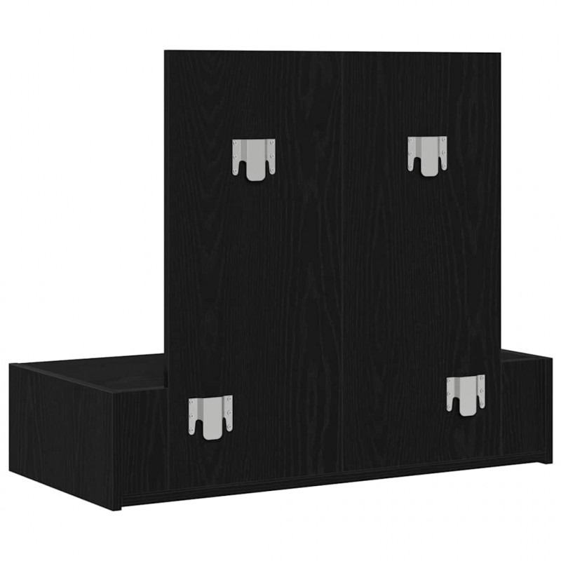 Toaletka Czarny 83 x 40 x 70 cm Materiał drewnopochodny