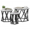 Stolik boczny do nestingu 3 pcs Szary Sonoma
