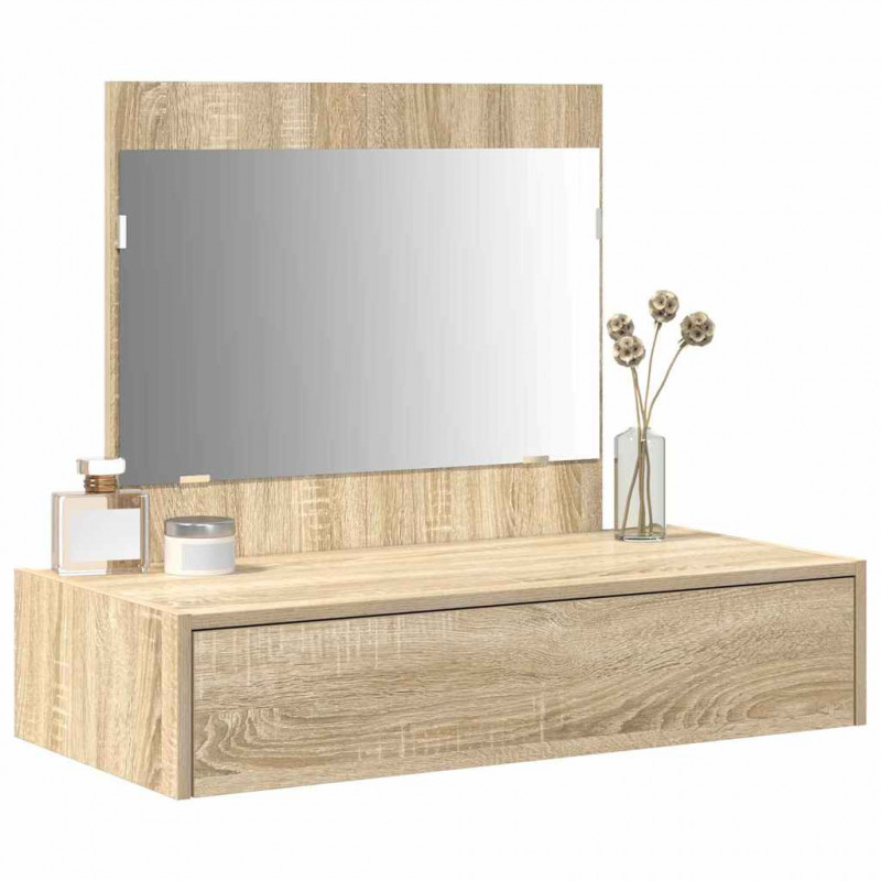 Toaletka Brązowy 83 x 40 x 70 cm Materiał drewnopochodny