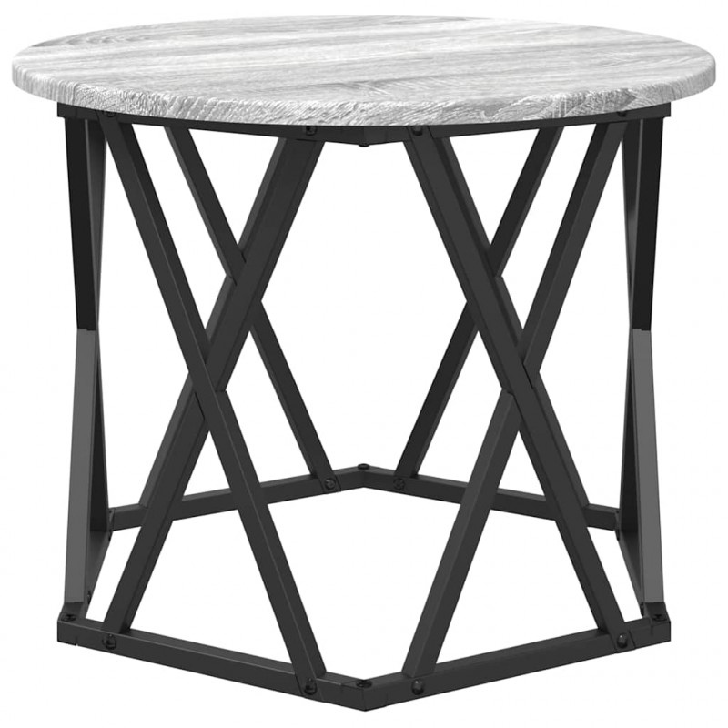 Stolik boczny do nestingu 3 pcs Szary Sonoma