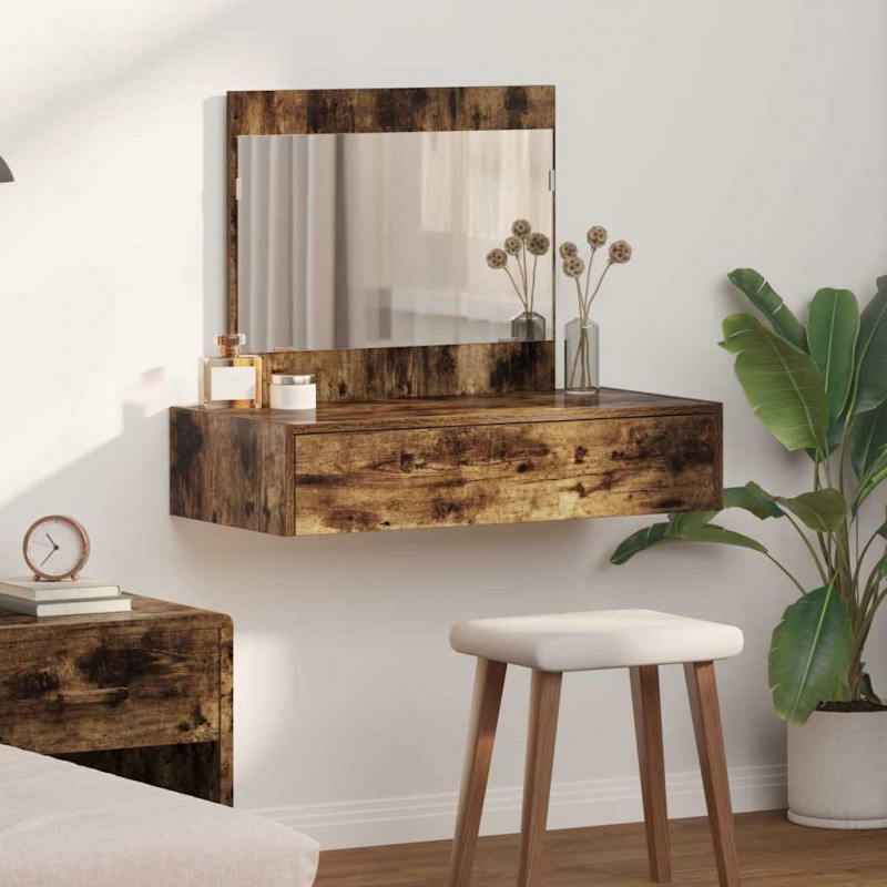 Toaletka Brązowy 83 x 40 x 70 cm Materiał drewnopochodny