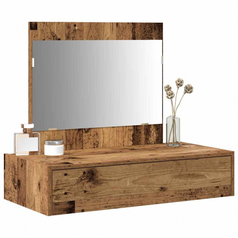 Toaletka Brązowy 83 x 40 x 70 cm Materiał drewnopochodny