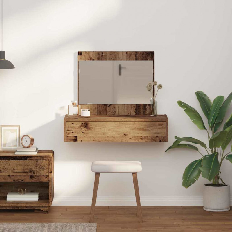 Toaletka Brązowy 83 x 40 x 70 cm Materiał drewnopochodny