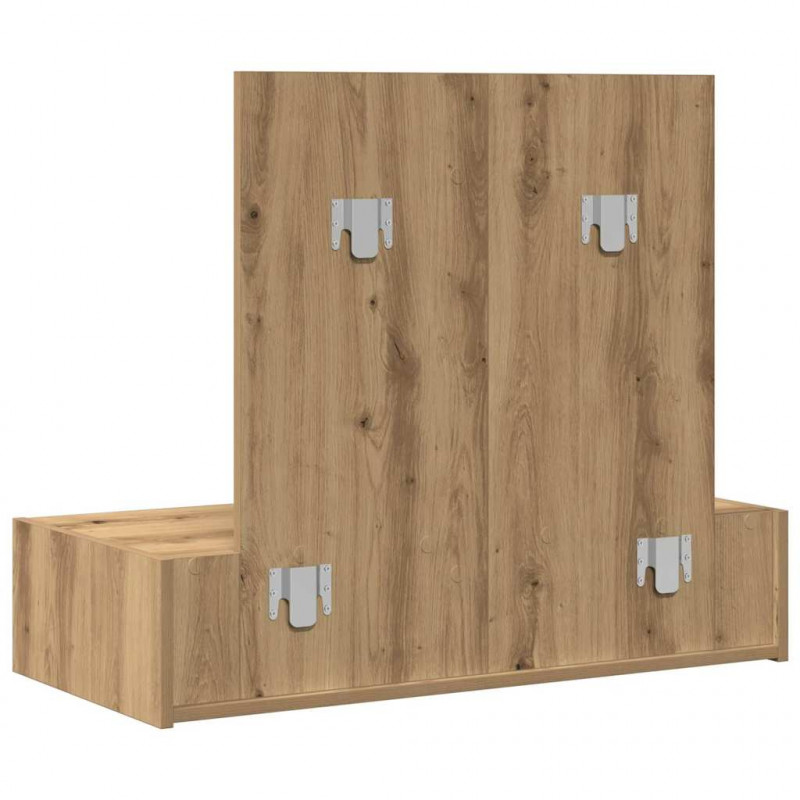 Toaletka Brązowy 83 x 40 x 70 cm Materiał drewnopochodny