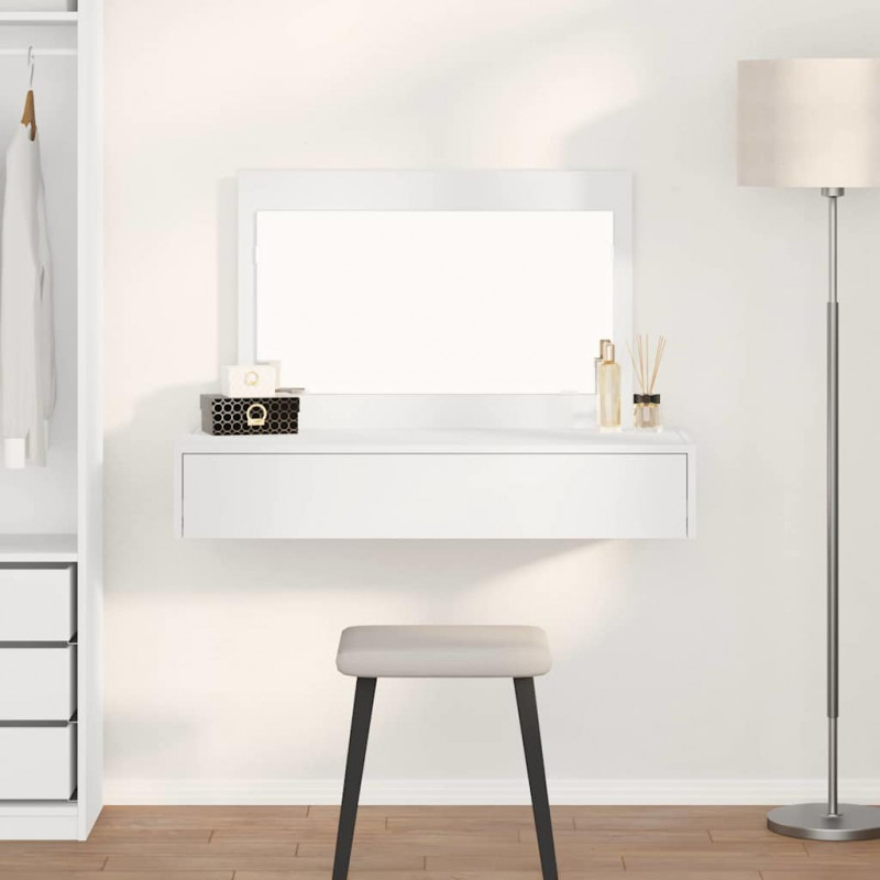 Toaletka Biały 100 x 40 x 70 cm Materiał drewnopochodny