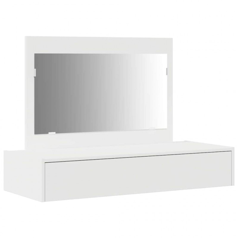 Toaletka Biały 100 x 40 x 70 cm Materiał drewnopochodny