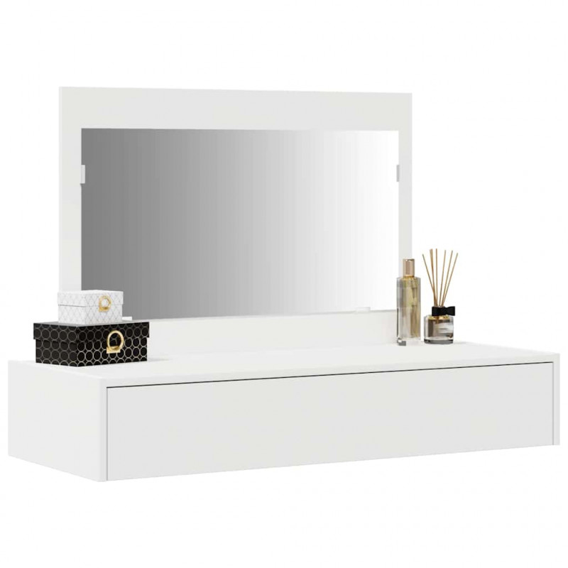 Toaletka Biały 100 x 40 x 70 cm Materiał drewnopochodny