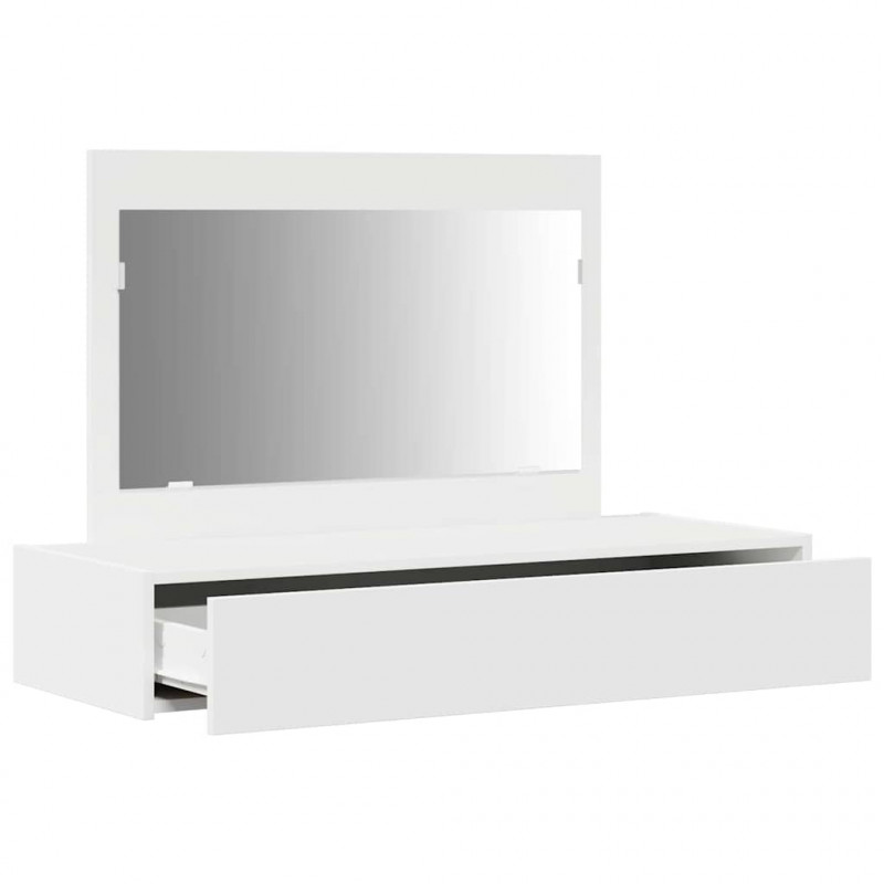 Toaletka Biały 100 x 40 x 70 cm Materiał drewnopochodny