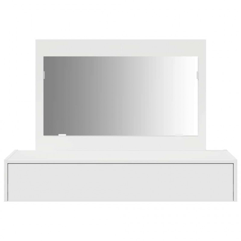 Toaletka Biały 100 x 40 x 70 cm Materiał drewnopochodny