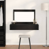 Toaletka Czarny 100 x 40 x 70 cm Materiał drewnopochodny