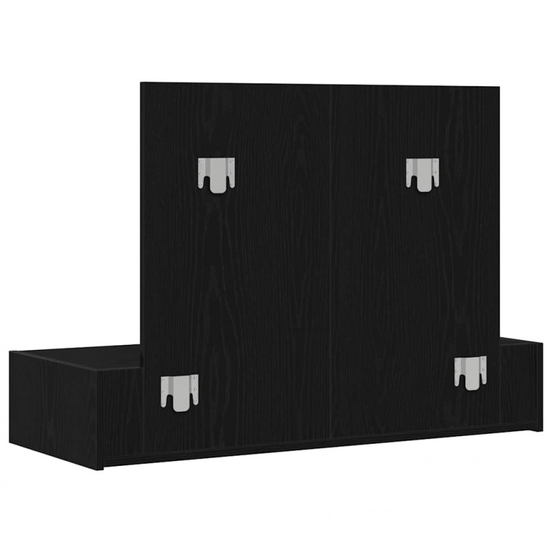 Toaletka Czarny 100 x 40 x 70 cm Materiał drewnopochodny