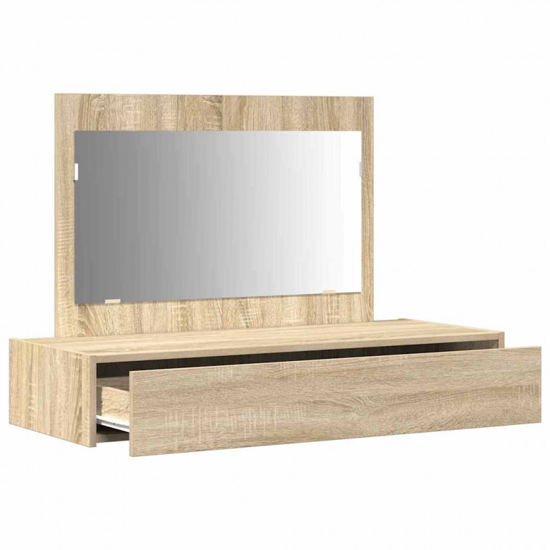 Toaletka Brązowy 100 x 40 x 70 cm Materiał drewnopochodny