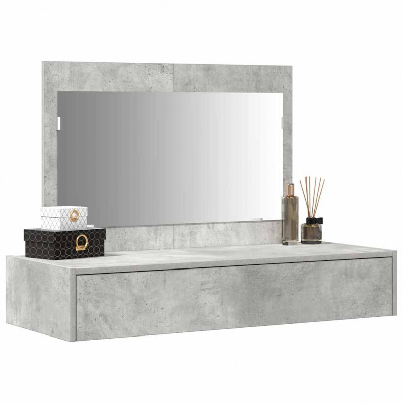 Toaletka Szary 100 x 40 x 70 cm Materiał drewnopochodny