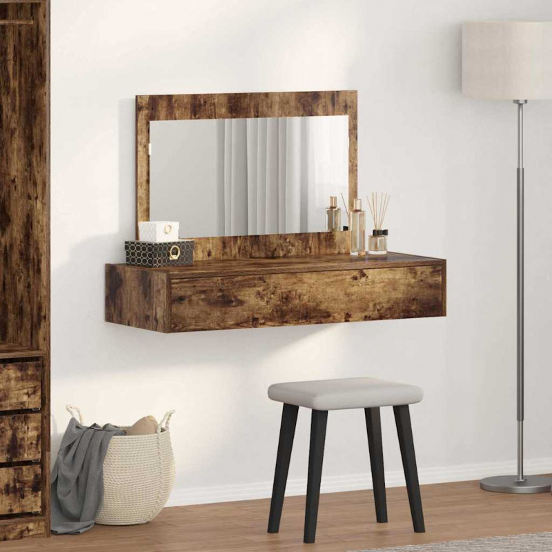 Toaletka Brązowy 100 x 40 x 70 cm Materiał drewnopochodny