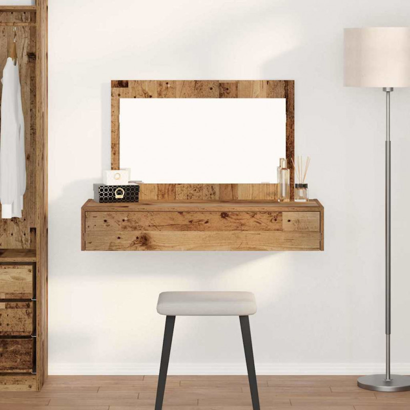 Toaletka Brązowy 100 x 40 x 70 cm Materiał drewnopochodny
